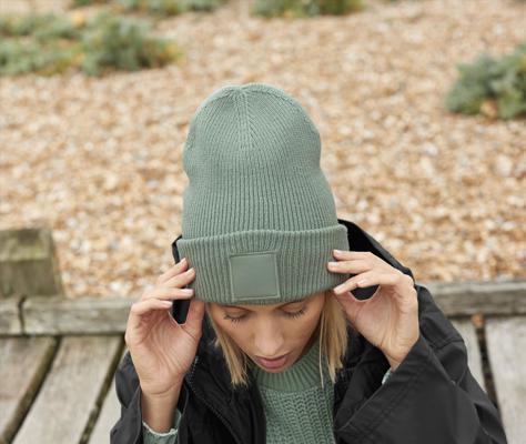 DEEP CUFFED TONAL PATCH BEANIE BEECHFIELD BF336R