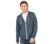 UNISEX FLEECE FULL-ZIP HOODIE BELLA + CANVAS BE3739