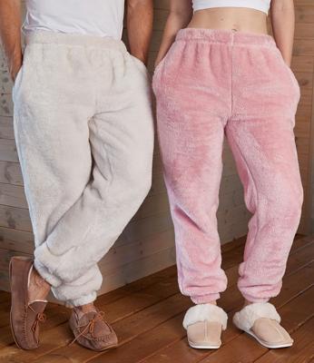 Unisex Fluffy Fleece Joggers Brand Lab BH203