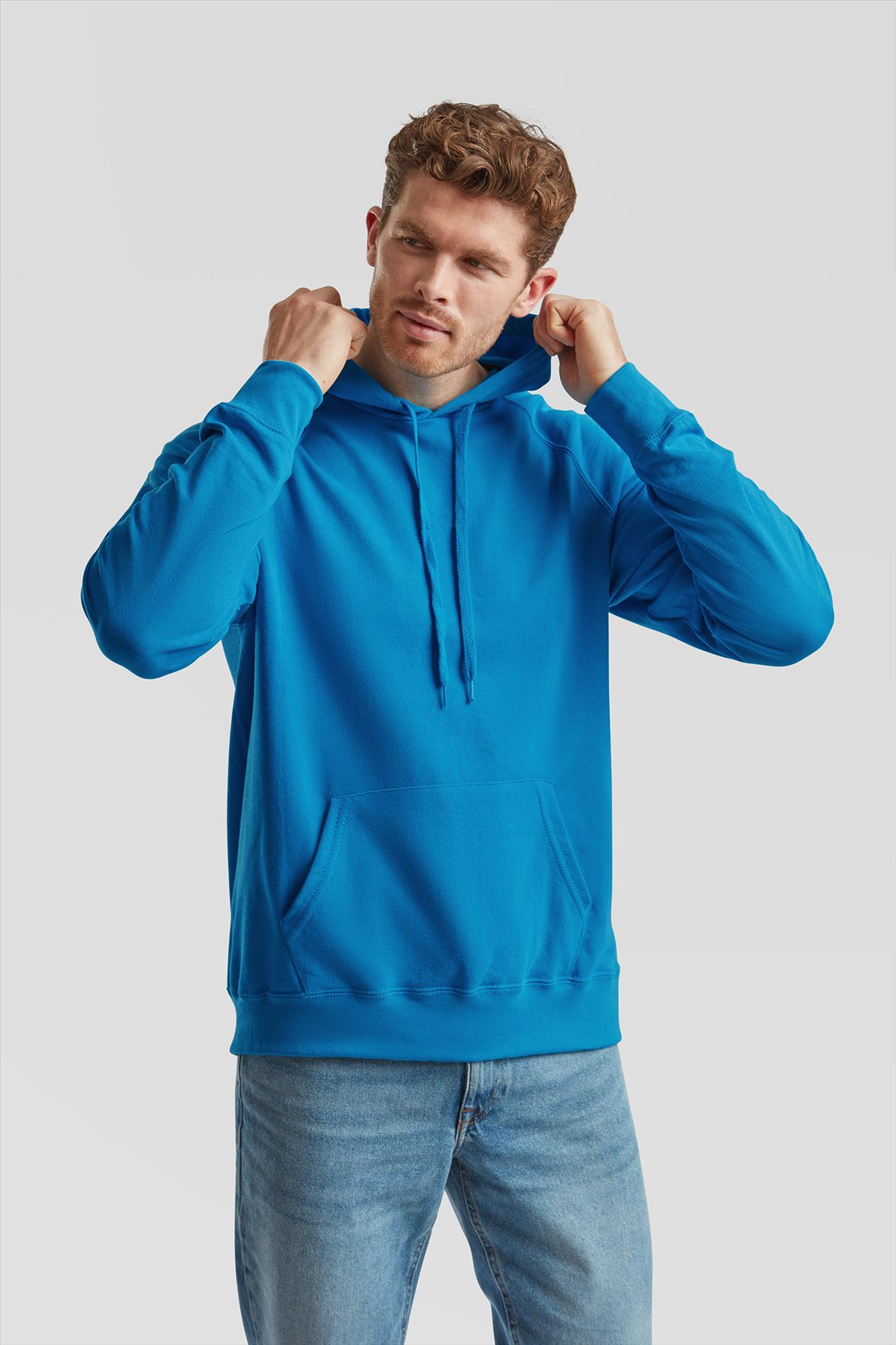 Fruit of the Loom Lightweight Hooded Sweat - Primex Textiles