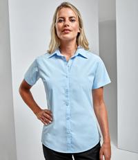 Ladies Supreme Short Sleeve Poplin Shirt Premier PR309