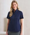 Ladies Supreme Short Sleeve Oxford Shirt Premier PR386