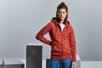 Russell Ladies Authentic Melange Zip Hood Sweat Russell 9263F