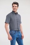 Russell Men Shortsleeve Clas. Polycot. Poplin Shirt Russell 9935M