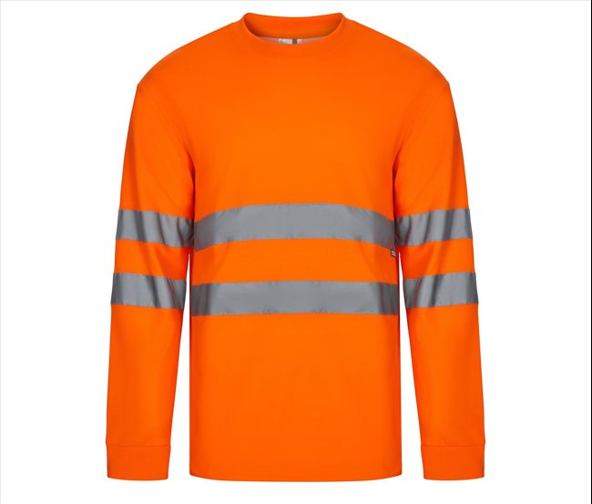 COTON/POLYESTER LS HIGH VISIBILITY T-SHIRT VELILLA V35614