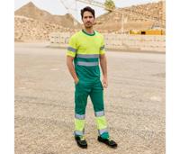 TWO-TONE HIGH VISIBILITY TECHNICAL T-SHIRT VELILLA V5506