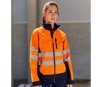 TWO-TONE HIGH VISIBILITY SOFTSHELL JACKET VELILLA V6001