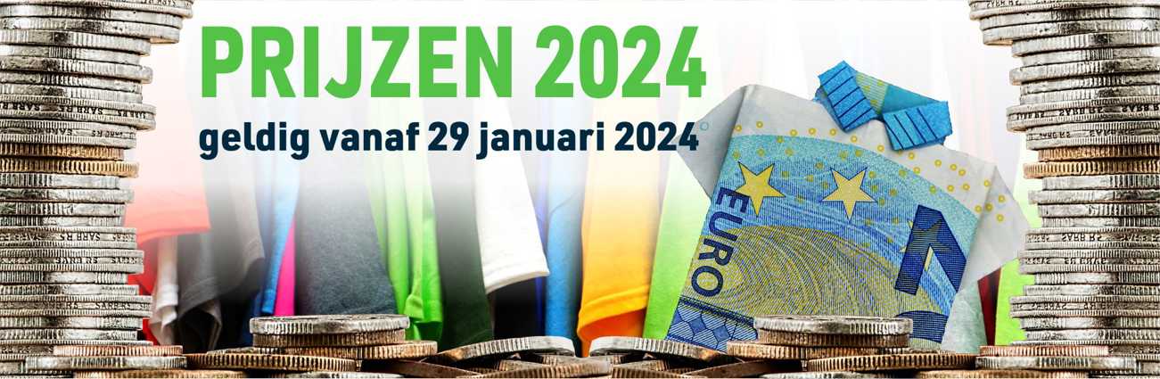 Uw nieuwe prijslijst vanaf 29 januari 2024